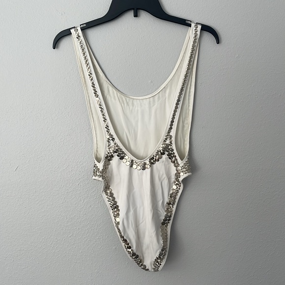 COPY - Norma kamali stud marissa one piece in size medium - Picture 7 of 8